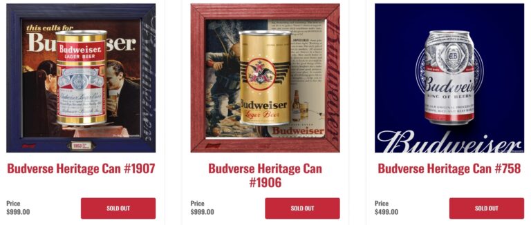 La collection NFT de Budweiser a été entièrement vendue dans l’heure qui a suivi son lancement.