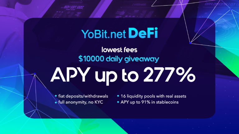 DeFi YoBit.net : Comment utiliser les swaps et les pools de liquidité ?  Bilan 2021