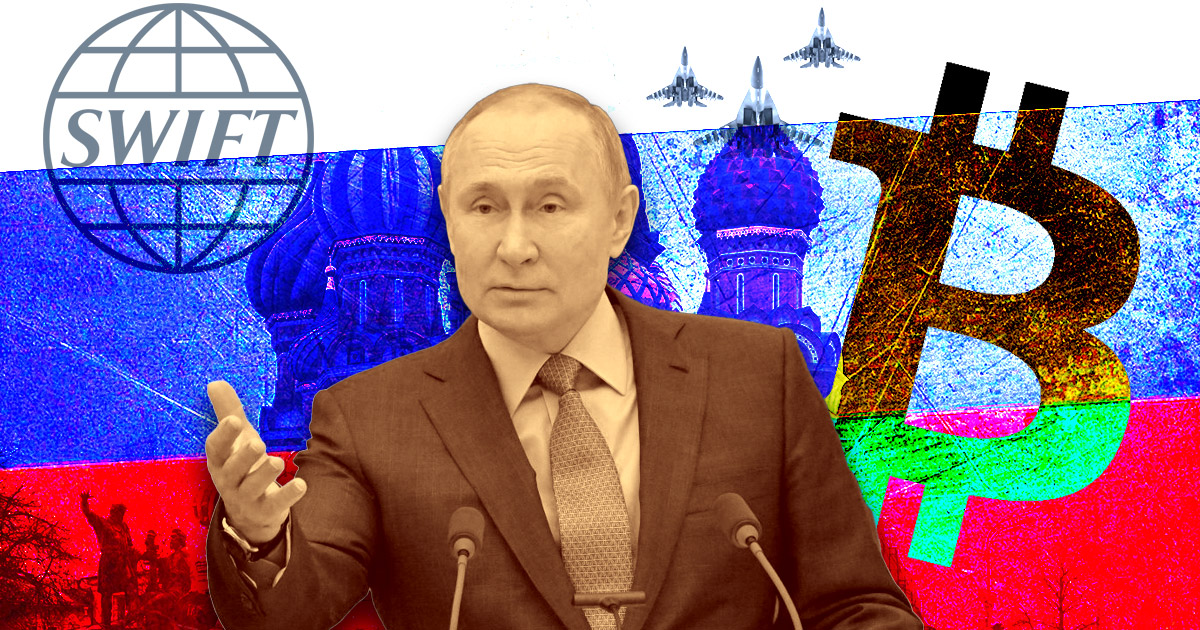 With Russia cut off from SWIFT, could Bitcoin play a role in avoiding sanctions?