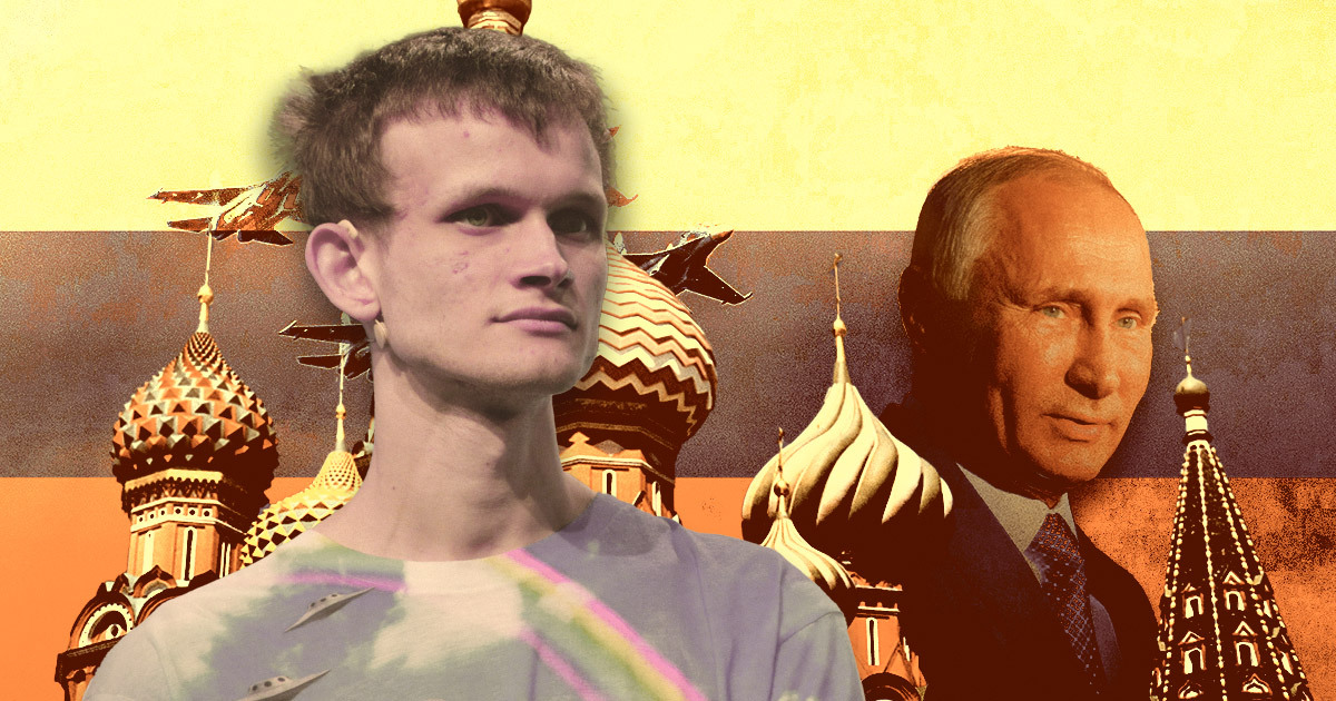 Ethereum co-founder Vitalik Buterin condemns Putin for Ukraine invasion