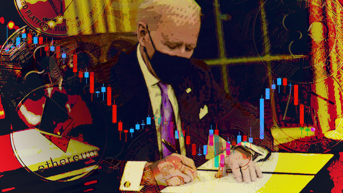 Crypto markets lose $100 billion as Biden signs executive order on digital assets