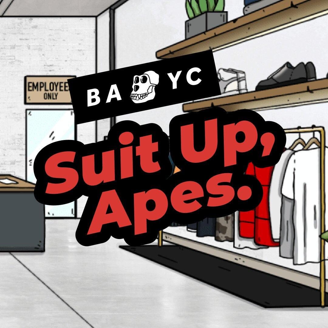 image avec BAYC et Suit Up, Apes