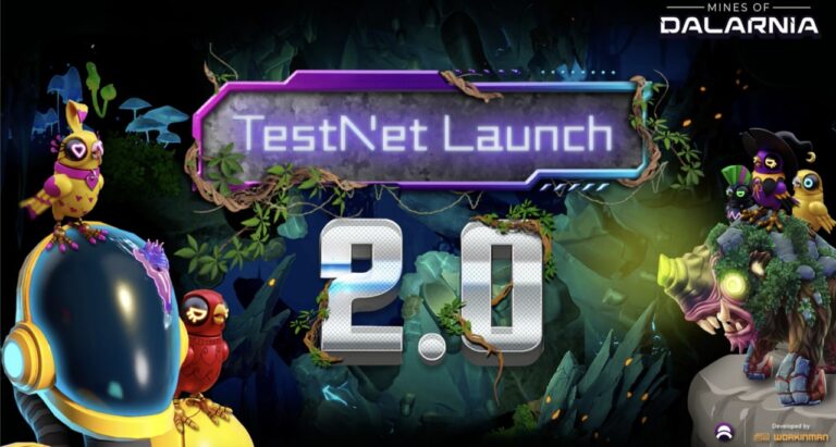 Ouverture du testnet Mines of Dalarnia 2.0 et annonce de la vente de terrains