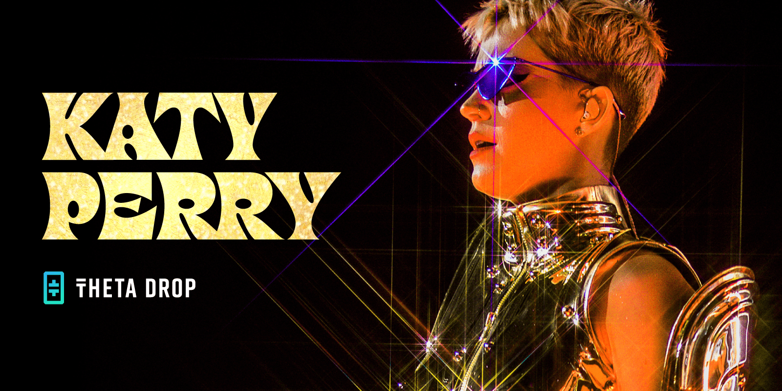 affiche numérique officielle de Katy Perry via ThetaDrop