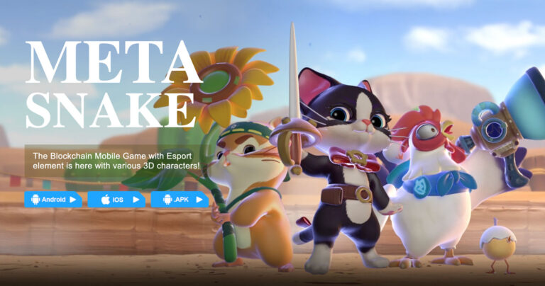 Présentation de MetaSnake, le premier jeu gratuit dans le métaverse METASENS