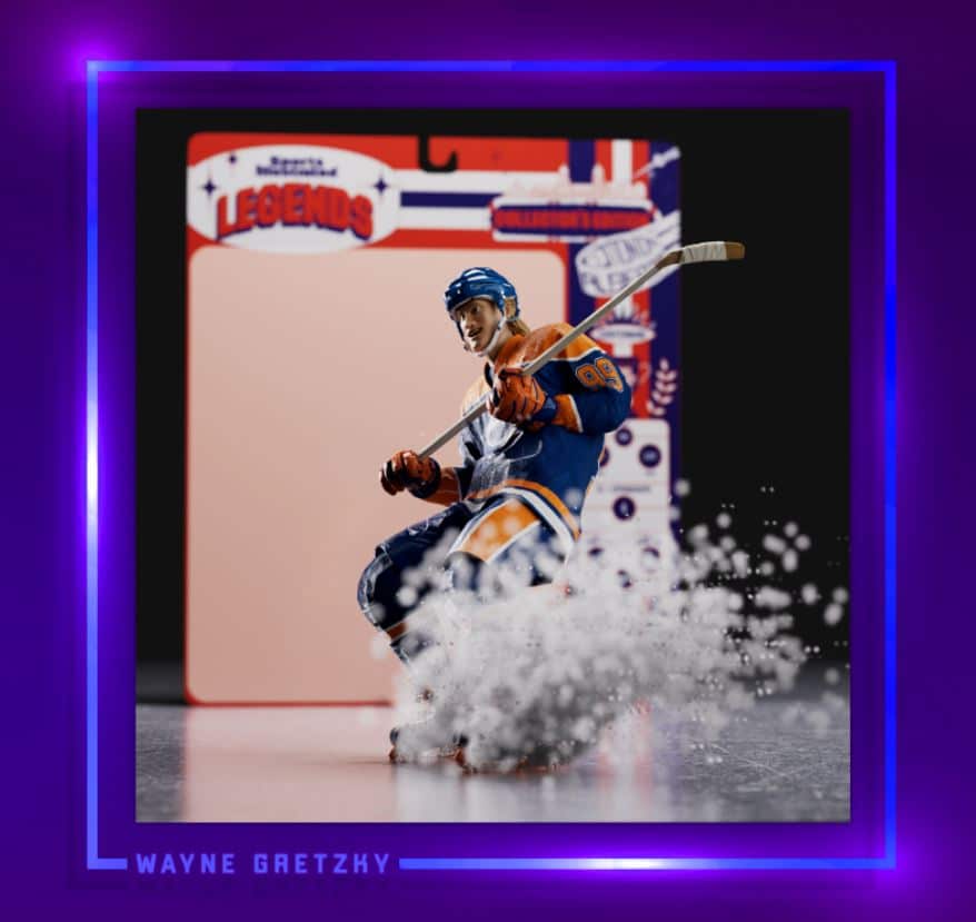 image du joueur de hockey Wayne Gretzky dans un eBay NFT