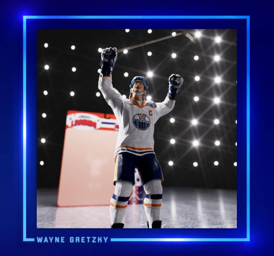 image de Wayne Gretzky NFT sur la glace