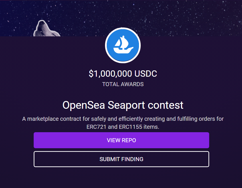 Concours d'audit du protocole OpenSea Seaport avec code4rena