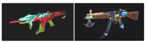 Exemples de skins d'armes Mini Royal