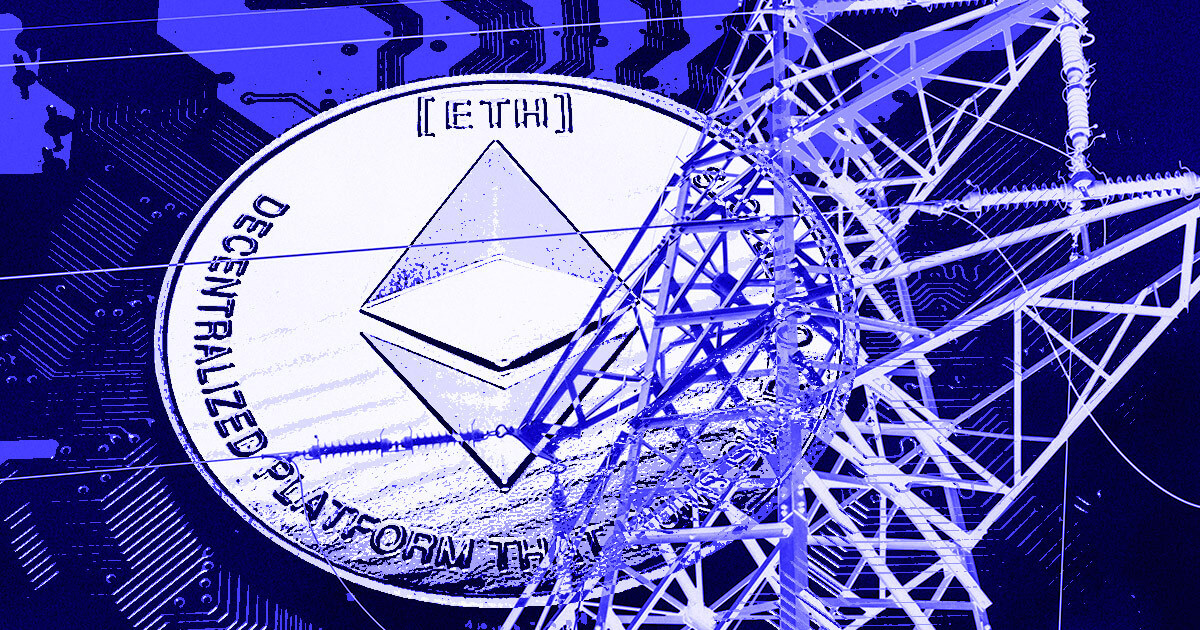 Crypto downturn sees electricity consumption on Ethereum plunge by 50%