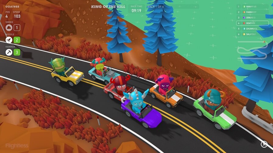 Détails du gameplay de Monster Racing League
