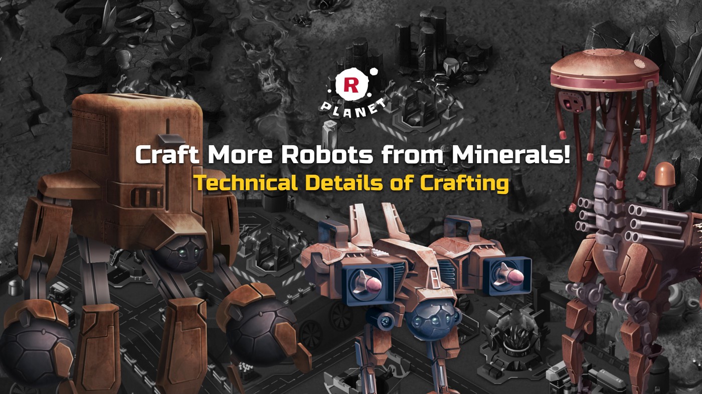 R-Planet robot crafting banner