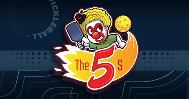 Image de l'équipe de Pickleball "Les 5" logo de l'équipe.