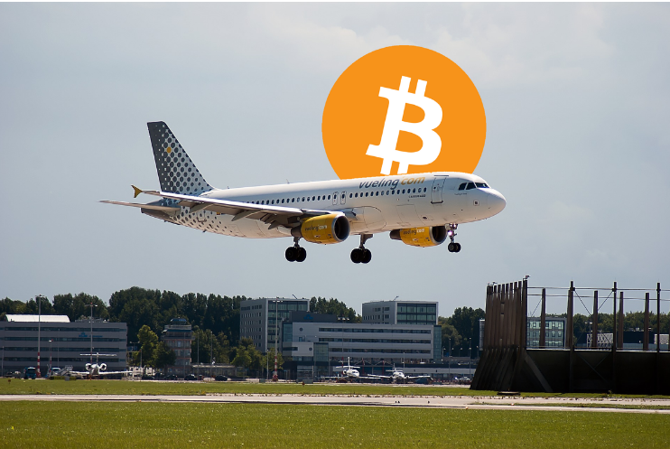 Vueling accepte les paiements en cryptomonnaie