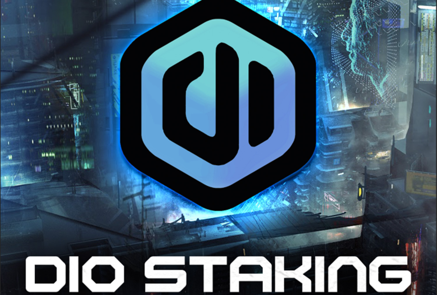 Decimated staking banner