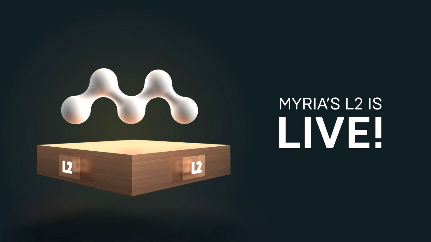 La chaîne Myria Layer 2 et les SDK sont en ligne