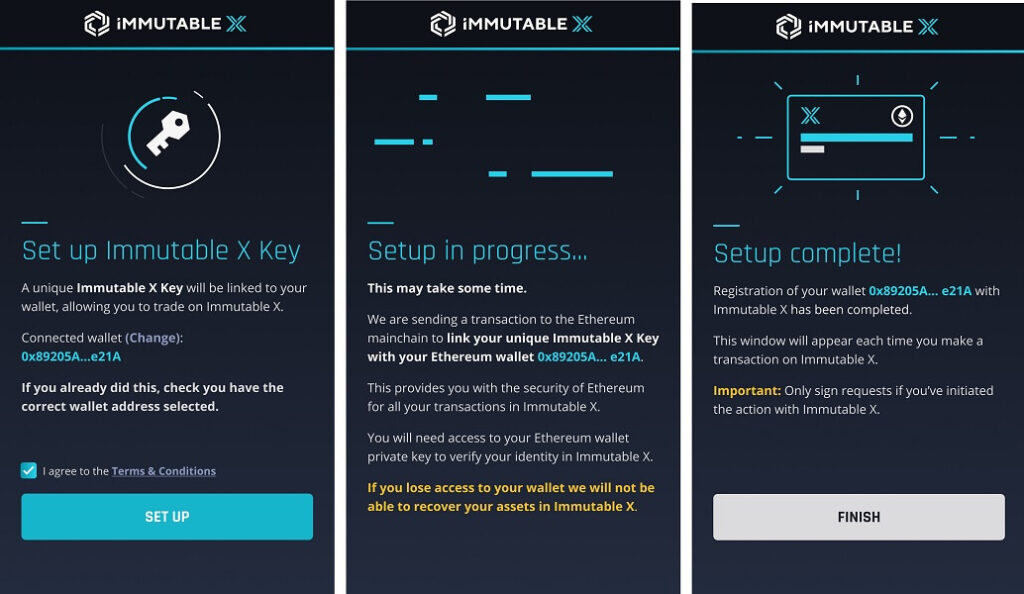 Configuration de la touche X immuable