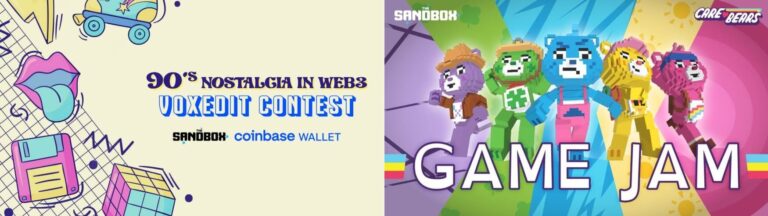 The Sandbox – Concours Nostalgia Voxedit des années 90 et Care Bears Game Jam