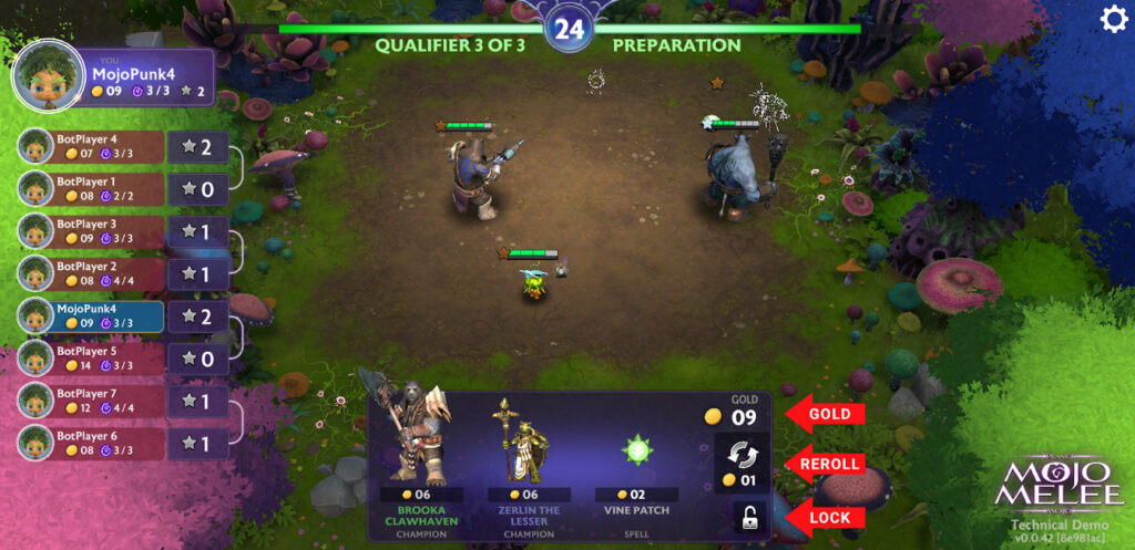 Mojo mêlée capture d'écran du gameplay