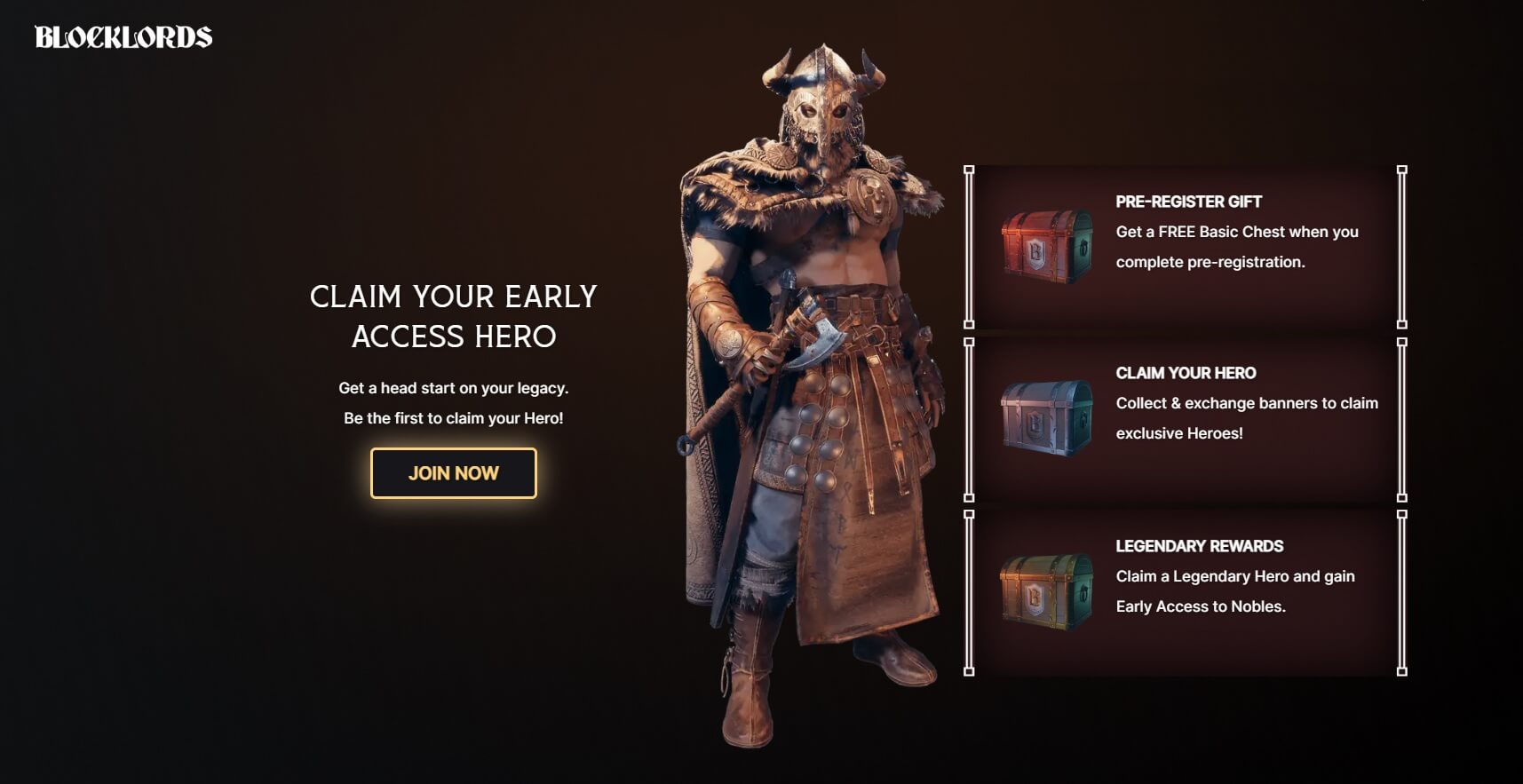 Blocklords Free Banner Chests and Heroes