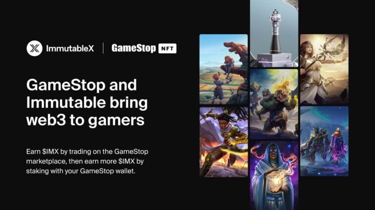 Le marché GameStop NFT est désormais disponible sur ImmutableX