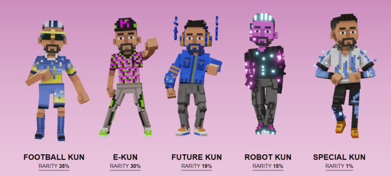 Avatars Mint Kuni pour Sandbox