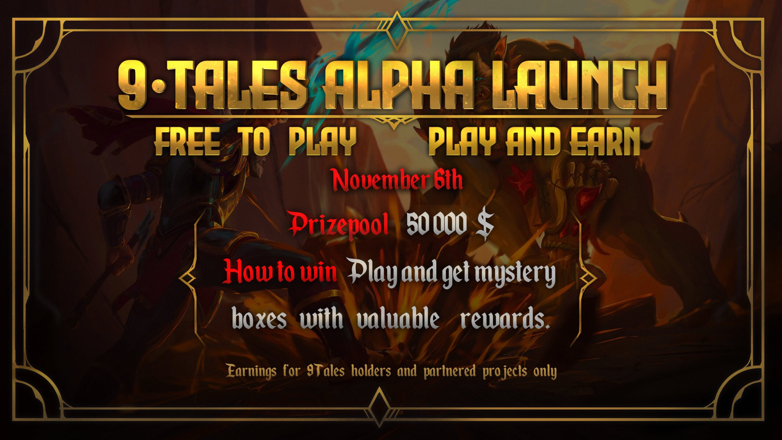 9Tales Alpha Launch banner