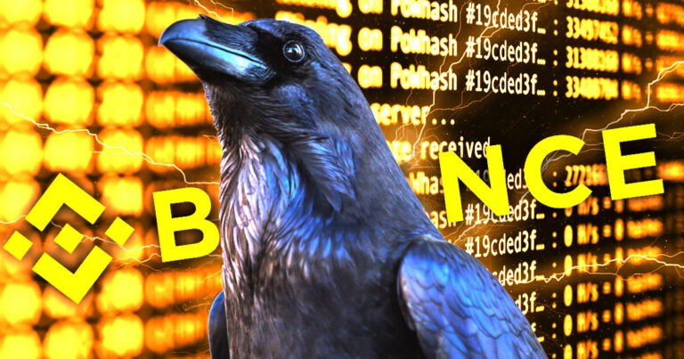 Ravencoin grimpe de 20% après l’annonce de Binance Pool