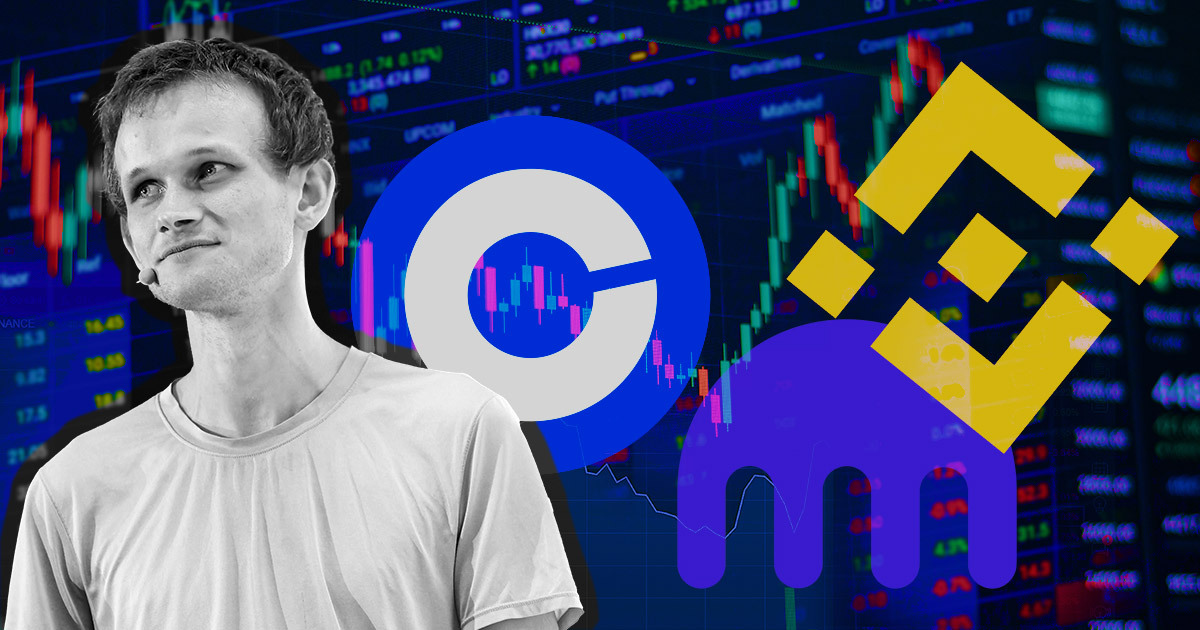 Vitalik Buterin, Coinbase, Kraken, Binance promote trustless CEXs