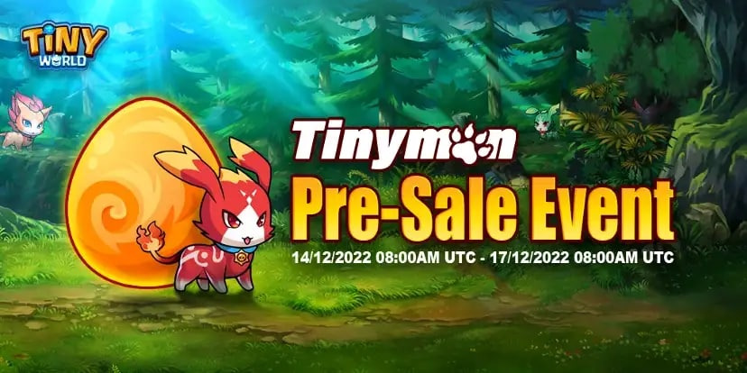 Tiny World egg sale banner