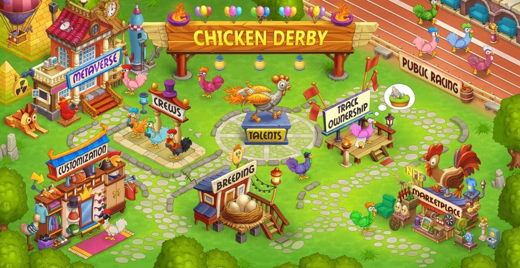 Chicken Derby banner