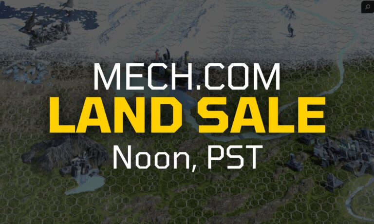 Deuxième vente de terrain Mech.com aujourd’hui