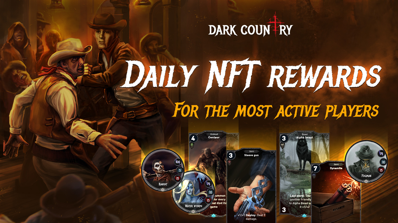 Dark Country Daily NFT banner