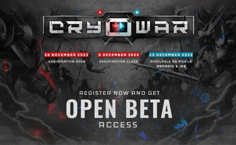 Cryowar commence l’inscription à la bêta ouverte
