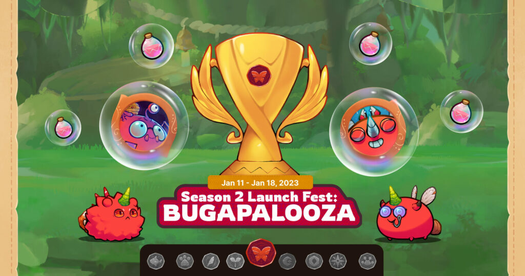 Festival de lancement de la saison 2 d'Axie Infinity Origin Bugapalooza