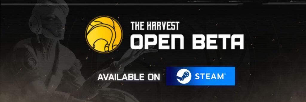 La bannière bêta ouverte Harvest