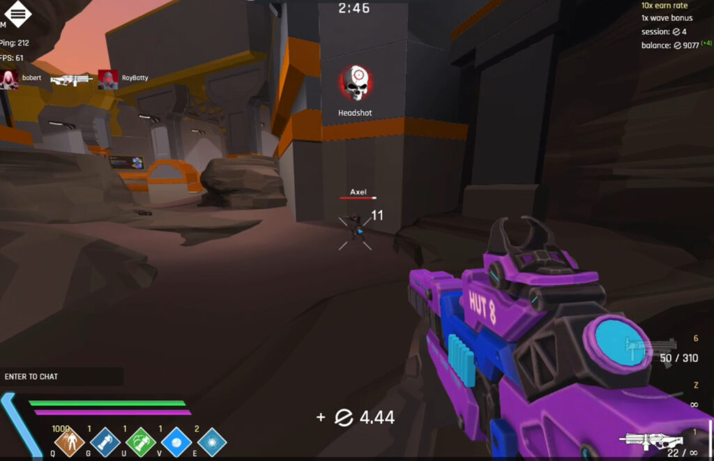 Capture d'écran du jeu ev.io