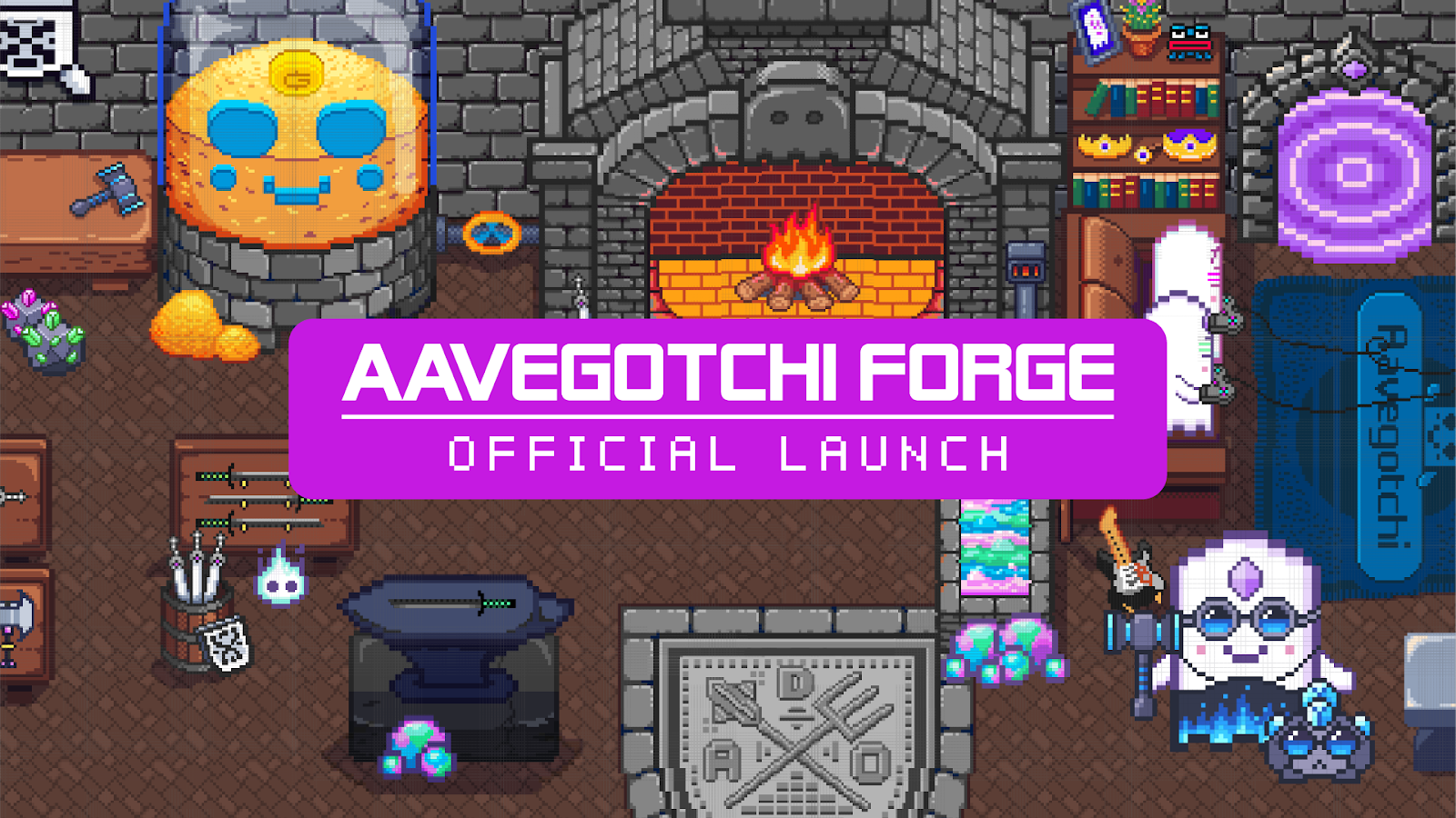 Aavegotchi forge banner