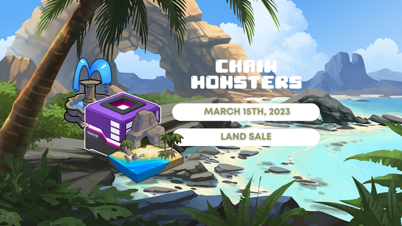 Chain Monsters land sale banner