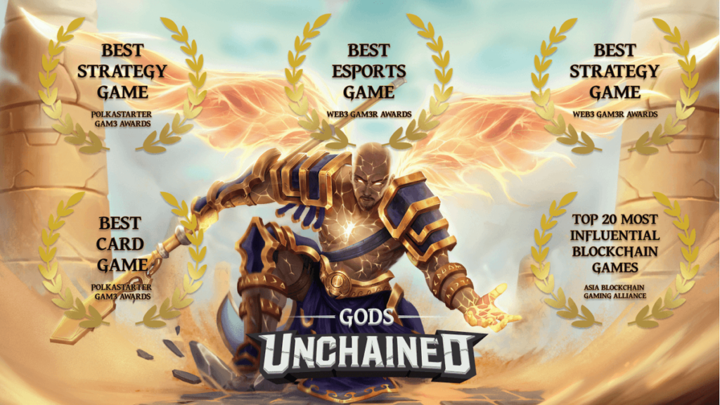 quelques récompenses que Gods Unchained a remportées