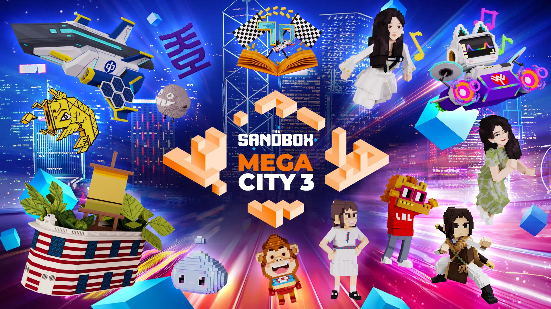 The Sandbox Mega City 3 sale banner