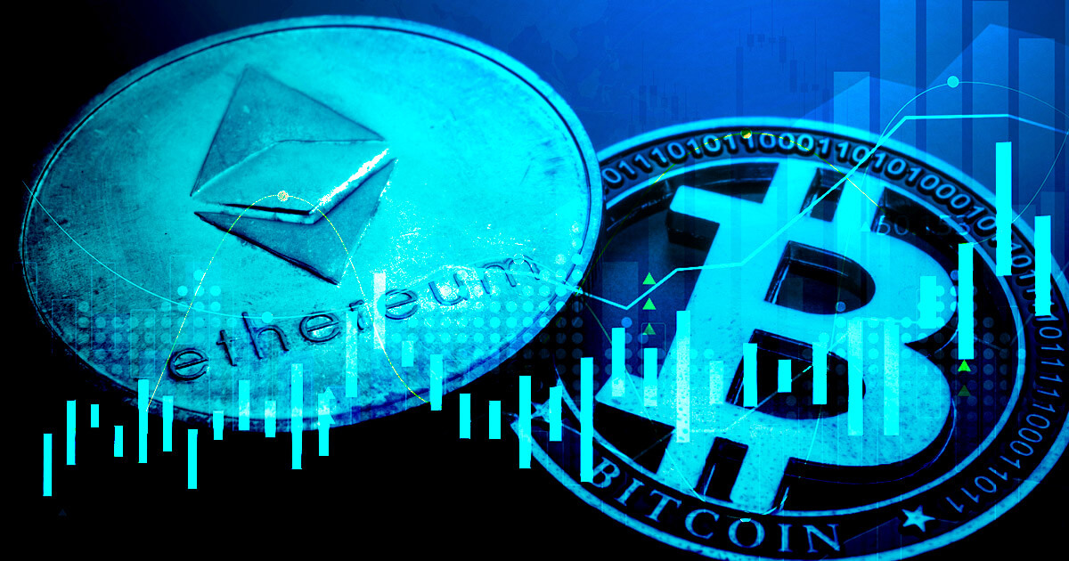 Bitcoin climbs past $30k, Ethereum approaches $2k