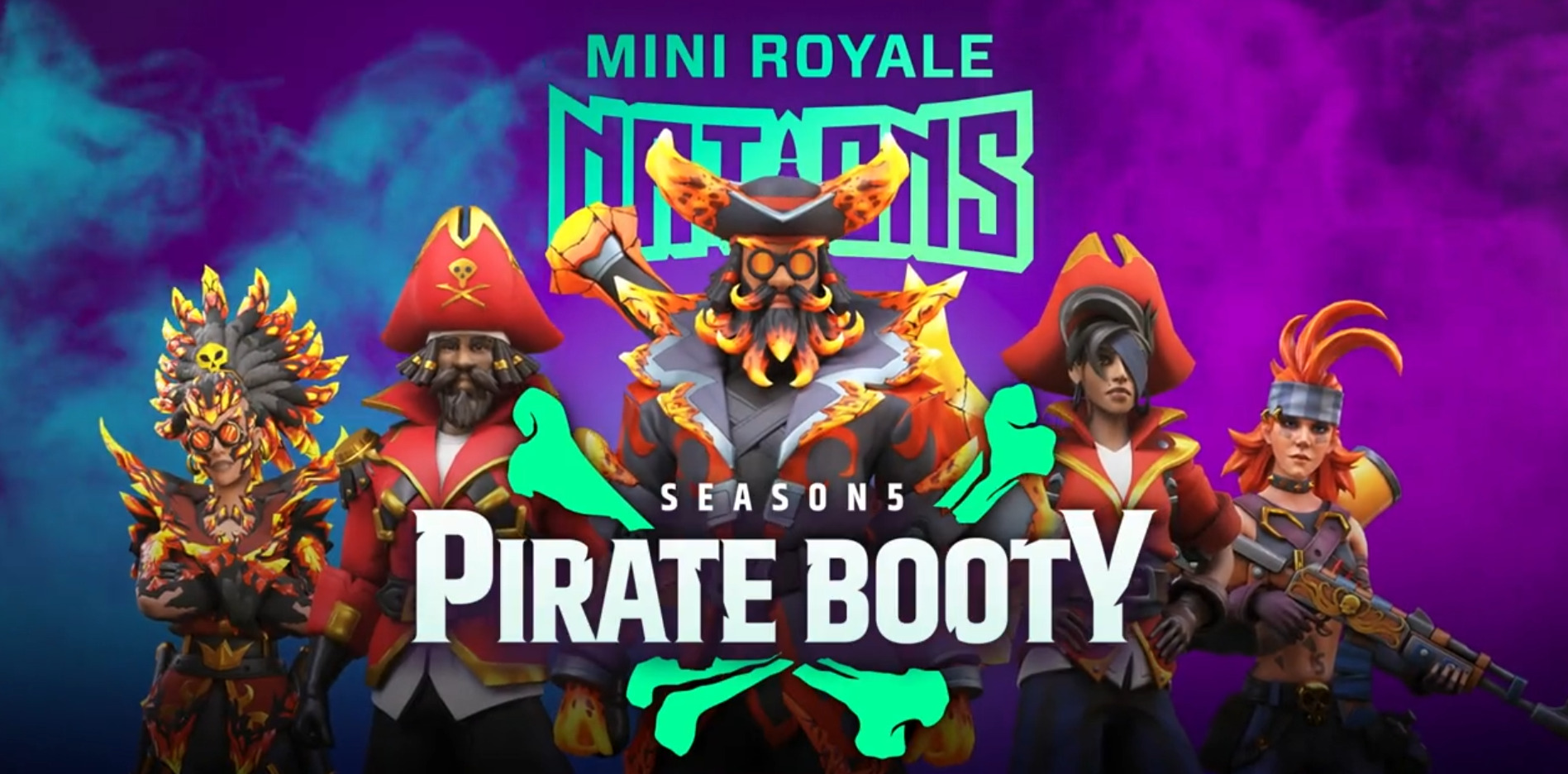 Mini Royale Pirate Booty banner