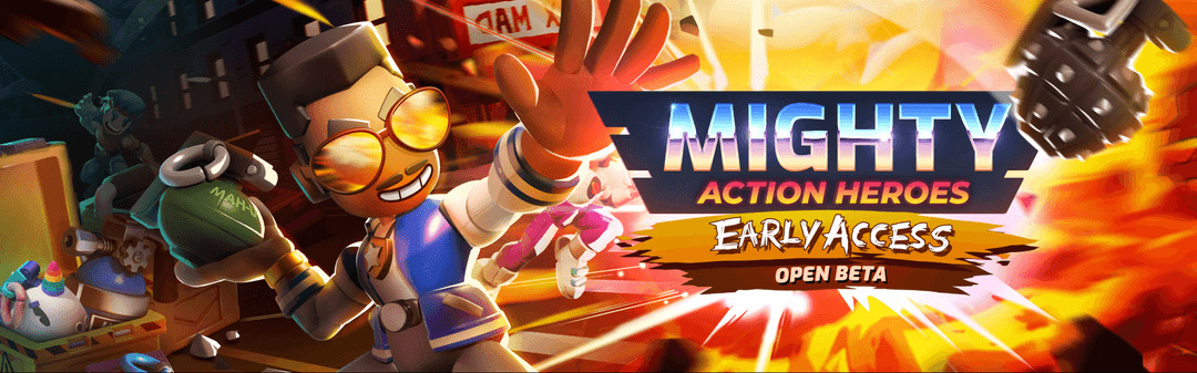 Mighty Action Heroes banner