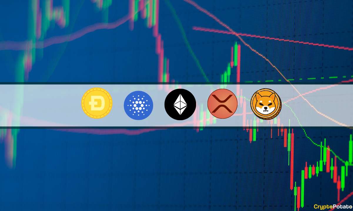 ETH, XRP, ADA, DOGE et SHIB