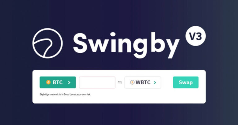 Swingby lance l’itération V3 de son pont Bitcoin