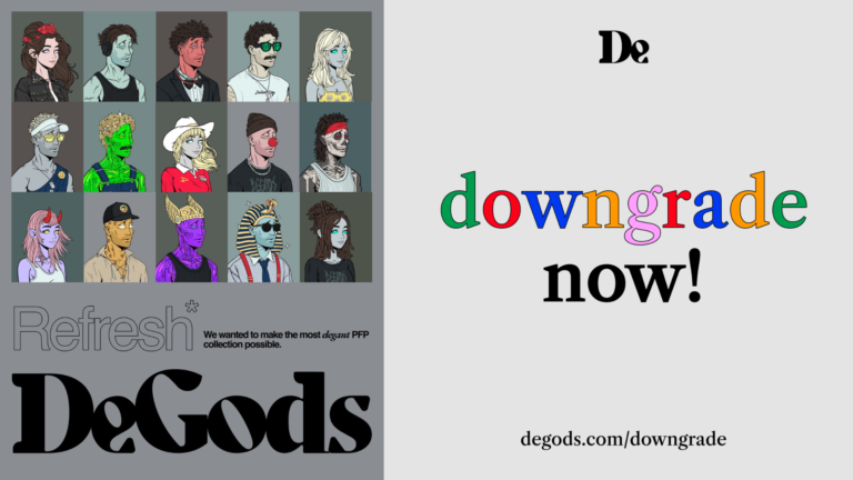 Révolutionner les NFT : DeGods dévoile le premier « Art Downgrade » au monde avec la saison 3 !