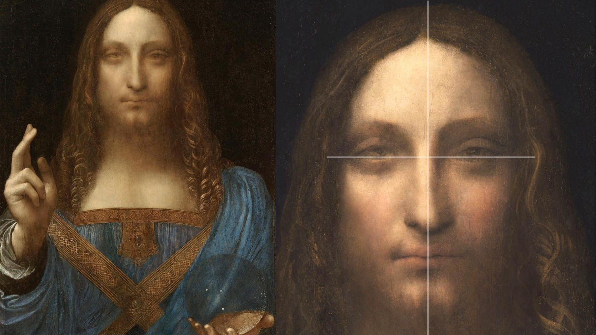 une photo du Salvator Mundi de Léonard de Vinci qui deviendra bientôt un NFT