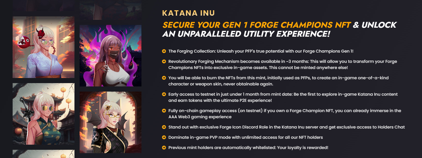 Informations sur Katana Inu NFT