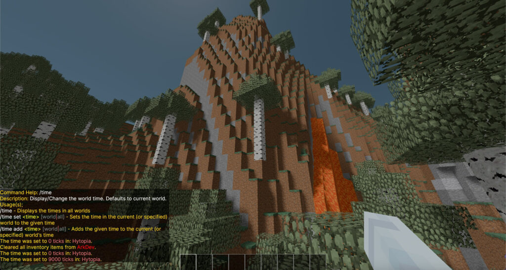 explorez Hytopia avec une interface familière de type Minecraft